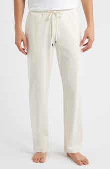 Stretch Cotton & Modal Blend Drawstring Pajama Pants