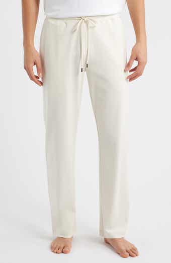 Stretch Cotton & Modal Blend Drawstring Pajama Pants