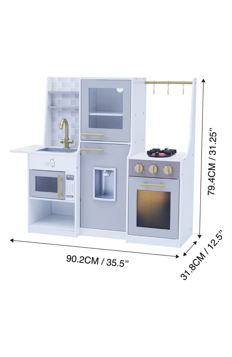 Teamson Kids Little Chef Lyon Kitchen & Hydroponic Garden Playset, Alternate, color,