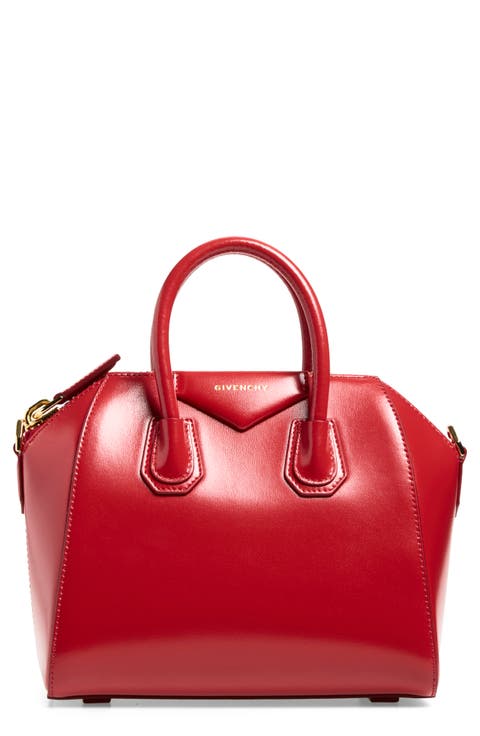 Mini Antigona Leather Satchel