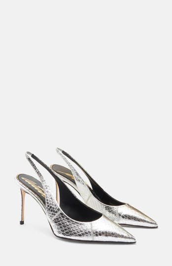 サンダル・ミュール SCAROSSO FW21 Sutton Gold Elaphe (SUTTONPUMPGOLELAP) Christian Louboutin Heels Gold snakeskin with Bow Size 36
