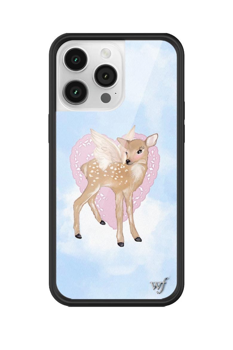 Fawn Angel iPhone Pro Max Case, Alternate, color, Blue