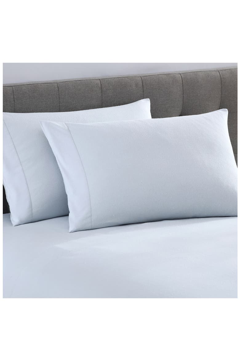 Stella Luxury Flannel Sheets, Main, color, STONE