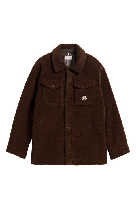 Kids' High Pile Fleece Snap-Up Shirt Jacket