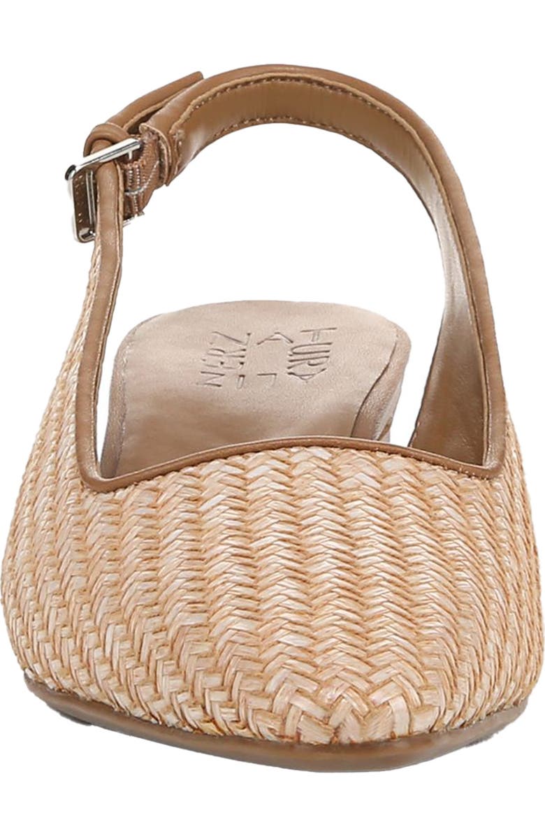 Naturalizer Ginger Slingback Pump, Alternate, color, Tan Woven Faux Leather