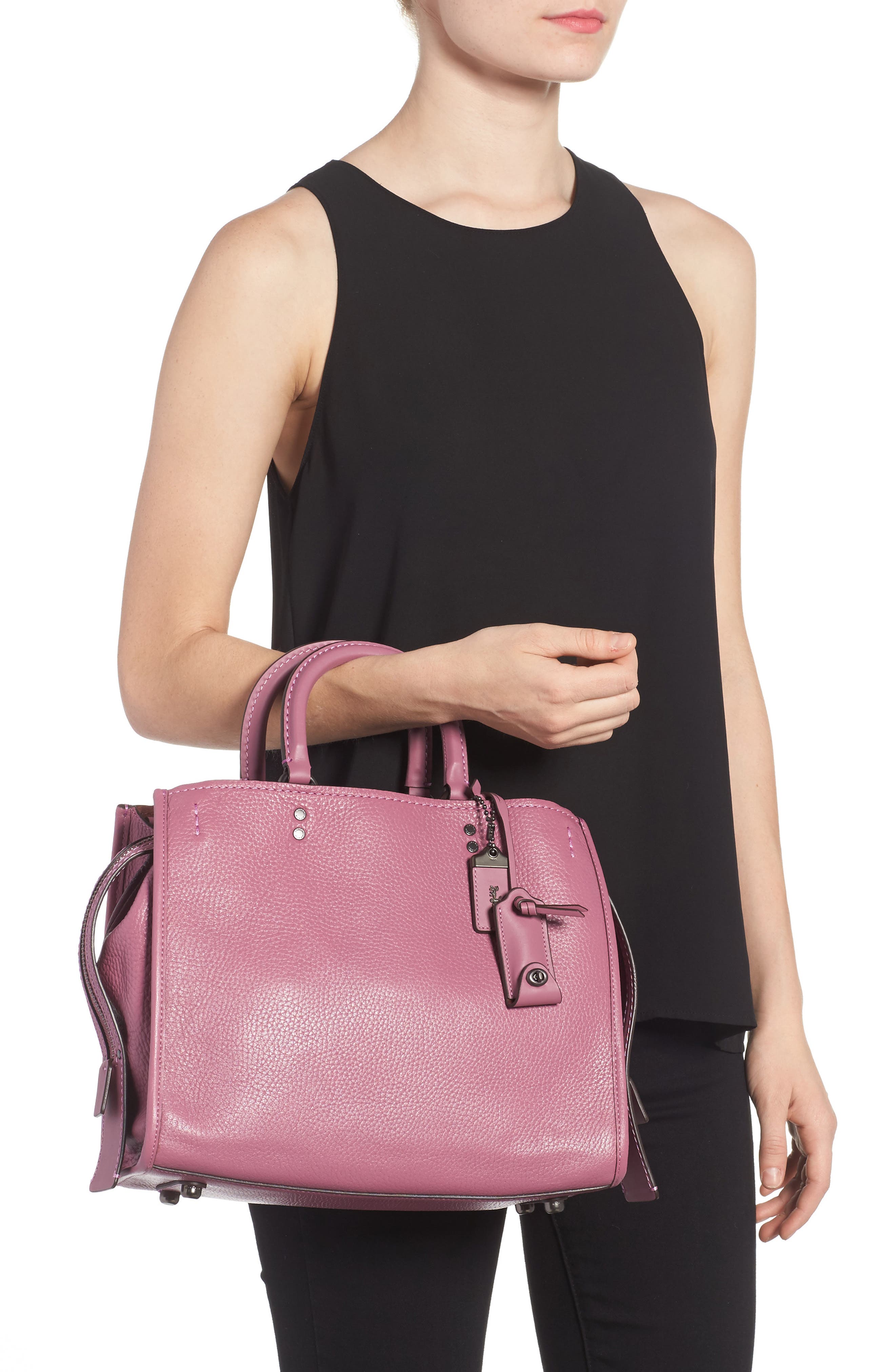 COACH 1941 'Rogue' Leather Satchel, Alternate, color, 