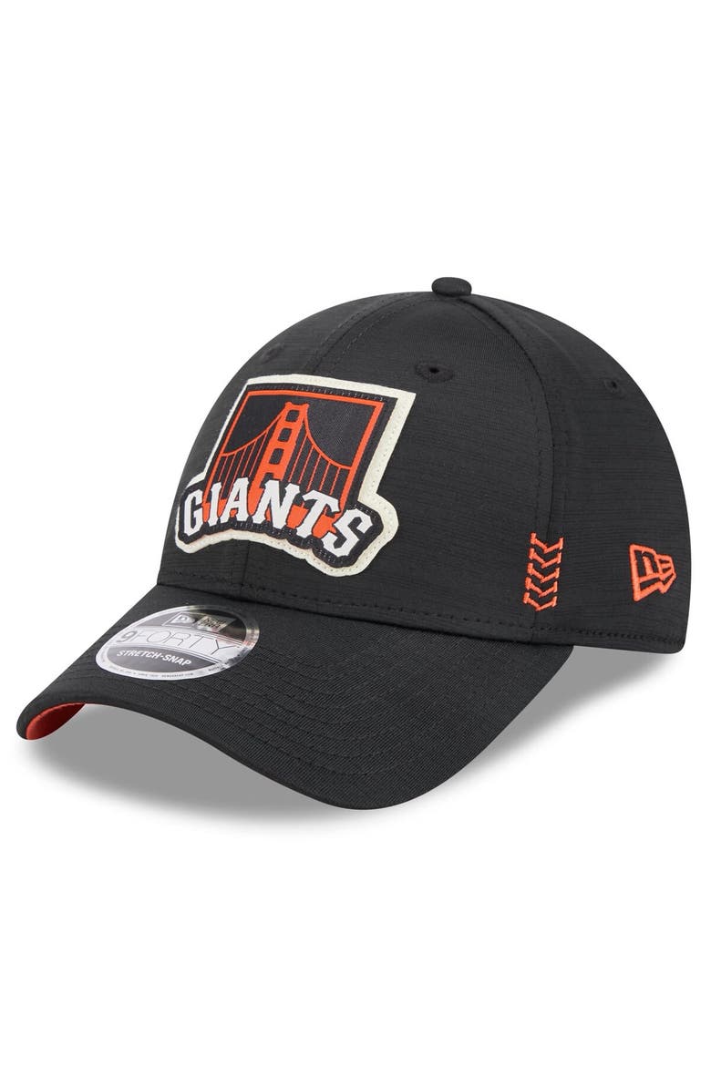 Men's New Era  Black San Francisco Giants 2024 Clubhouse 9FORTY Adjustable Hat, Main, color, Black