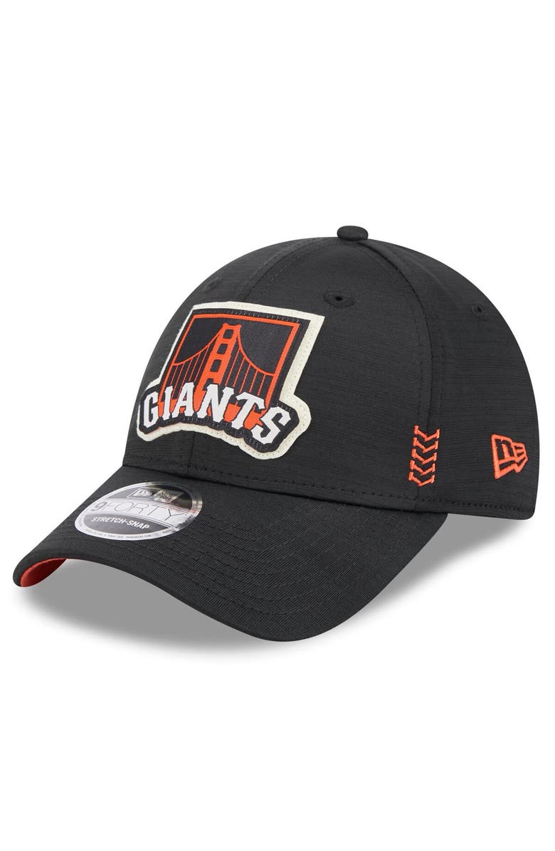 New Era Men's New Era Black San Francisco Giants 2024 Clubhouse 9FORTY Adjustable Hat, Main, color, Black