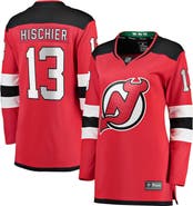 FANATICS Women's Fanatics Branded Nico Hischier Red New Jersey Devils Home Premier Breakaway Player Jersey