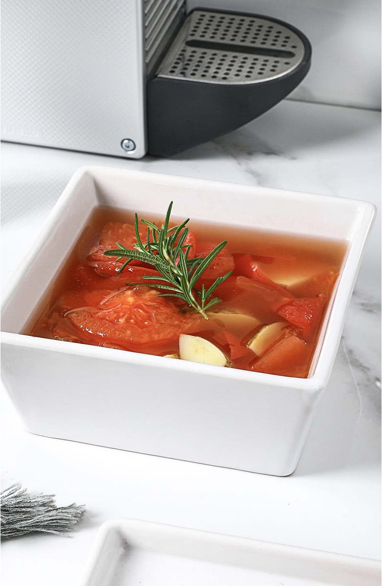 Stone Lain Grace Stoneware 4-Piece Bowl Set, Alternate, color, White