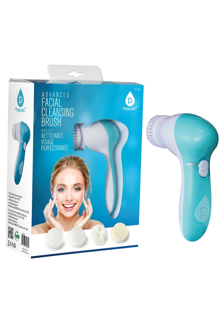 Facial Brush & Biodegradable Face Towels & Body Brush, Alternate, color, White