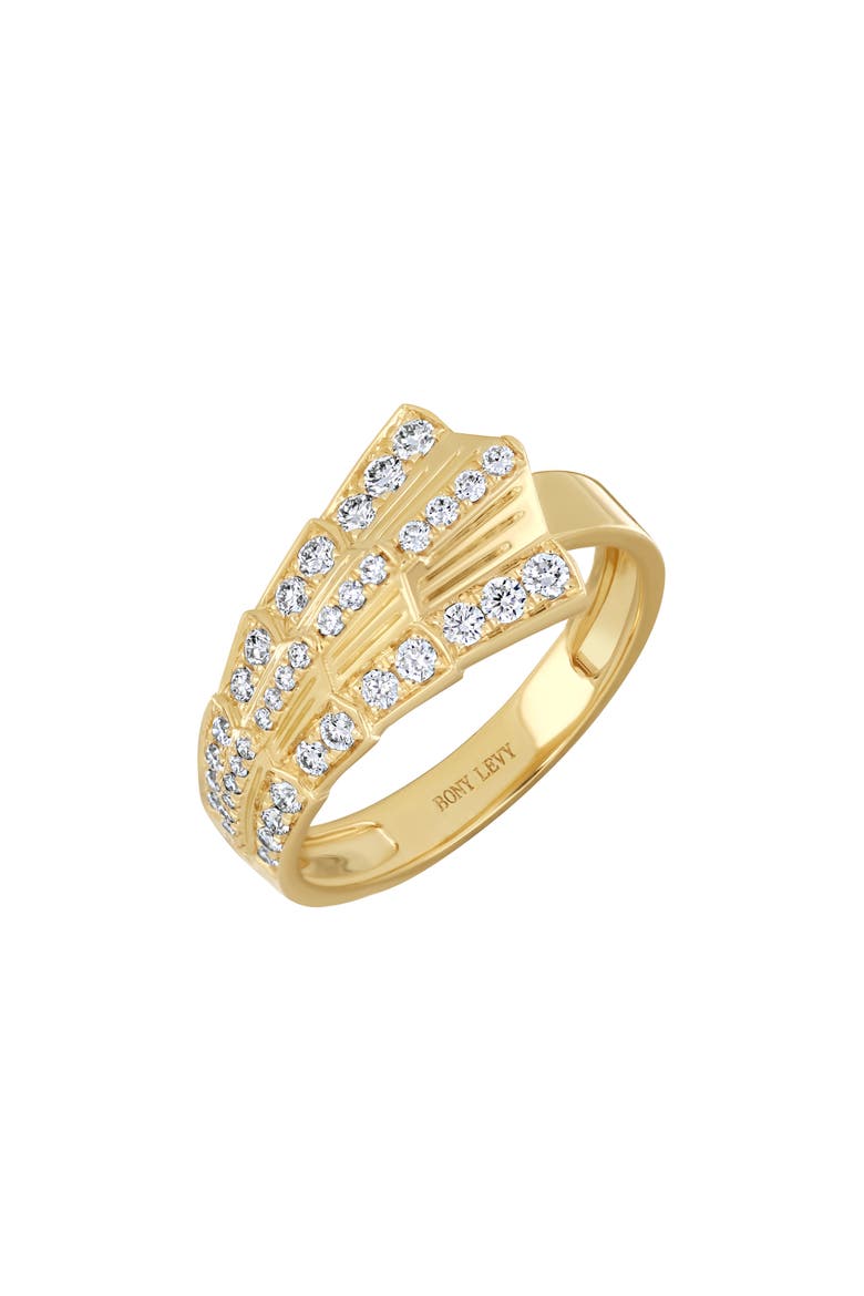 Cleo 18k Gold Diamond Statement Ring, Main, color, 18KY GOLD