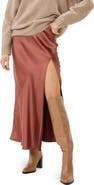 Sophie Rue Manhattan Satin Maxi Skirt