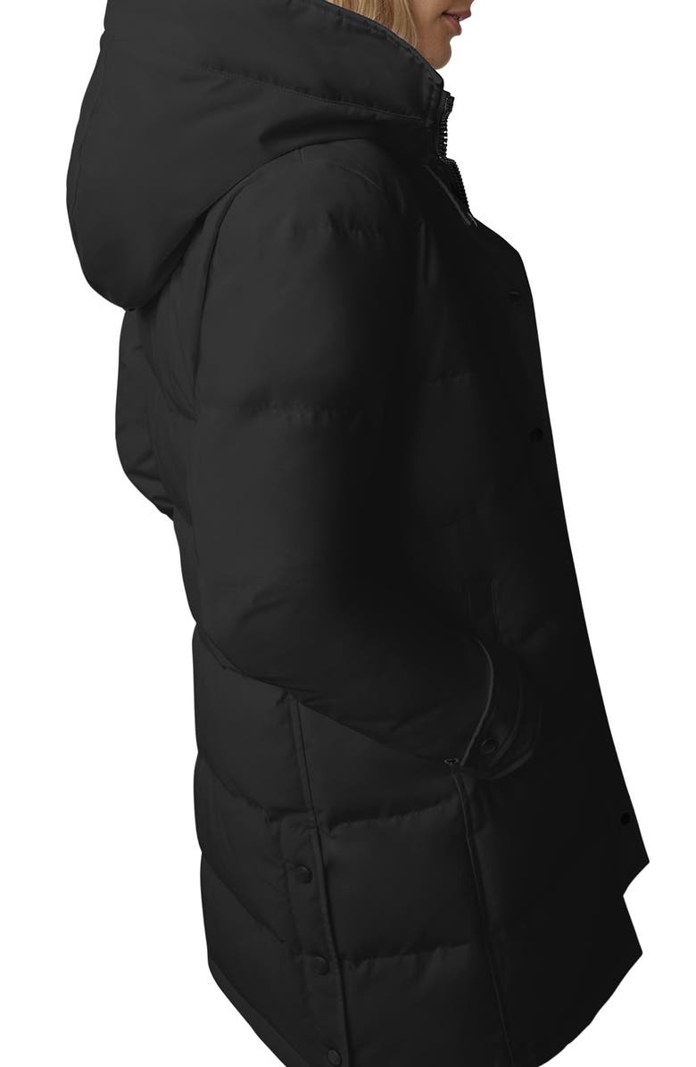 Canada Goose Shelburne Water Resistant 625 Fill Power Down Parka, Alternate, color, Black