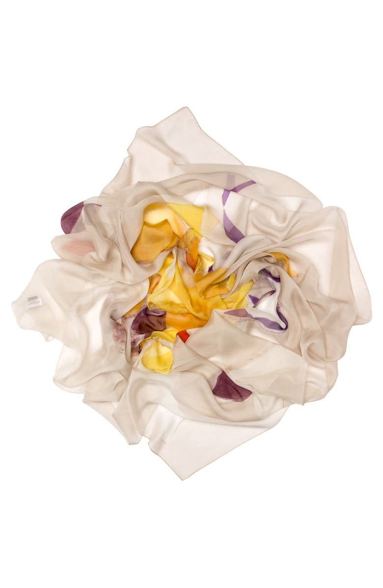 Elizabetta Sonia - Large Silk Scarf for Women, Alternate, color, Beige