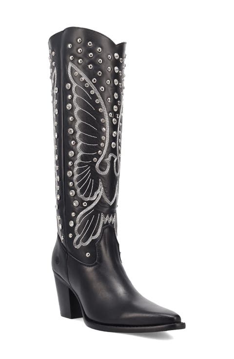 Diamonds Forever Knee High Western Boot (Women)