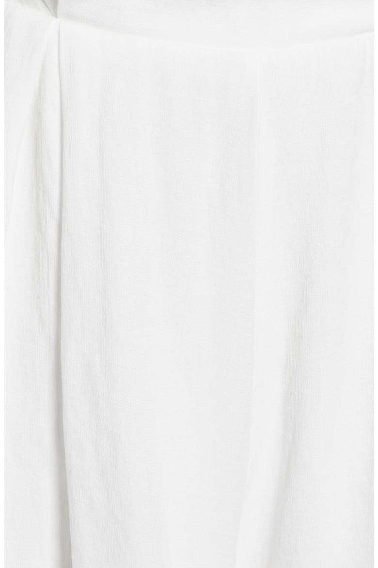Slant Button Romper, Alternate, color, WHITE