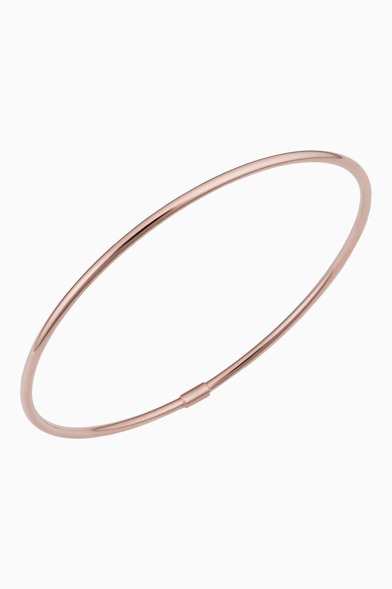 14K Gold Everything Bangle Bracelet, Main, color, Rose Gold