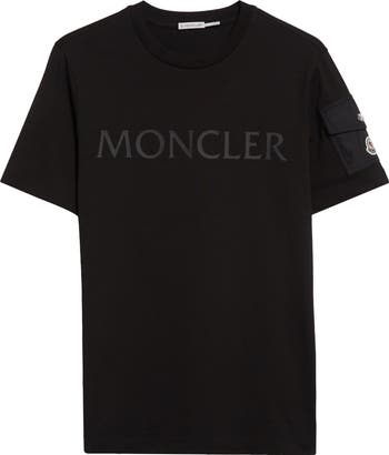 Moncler Logo Pocket Cotton T-Shirt | Nordstrom
