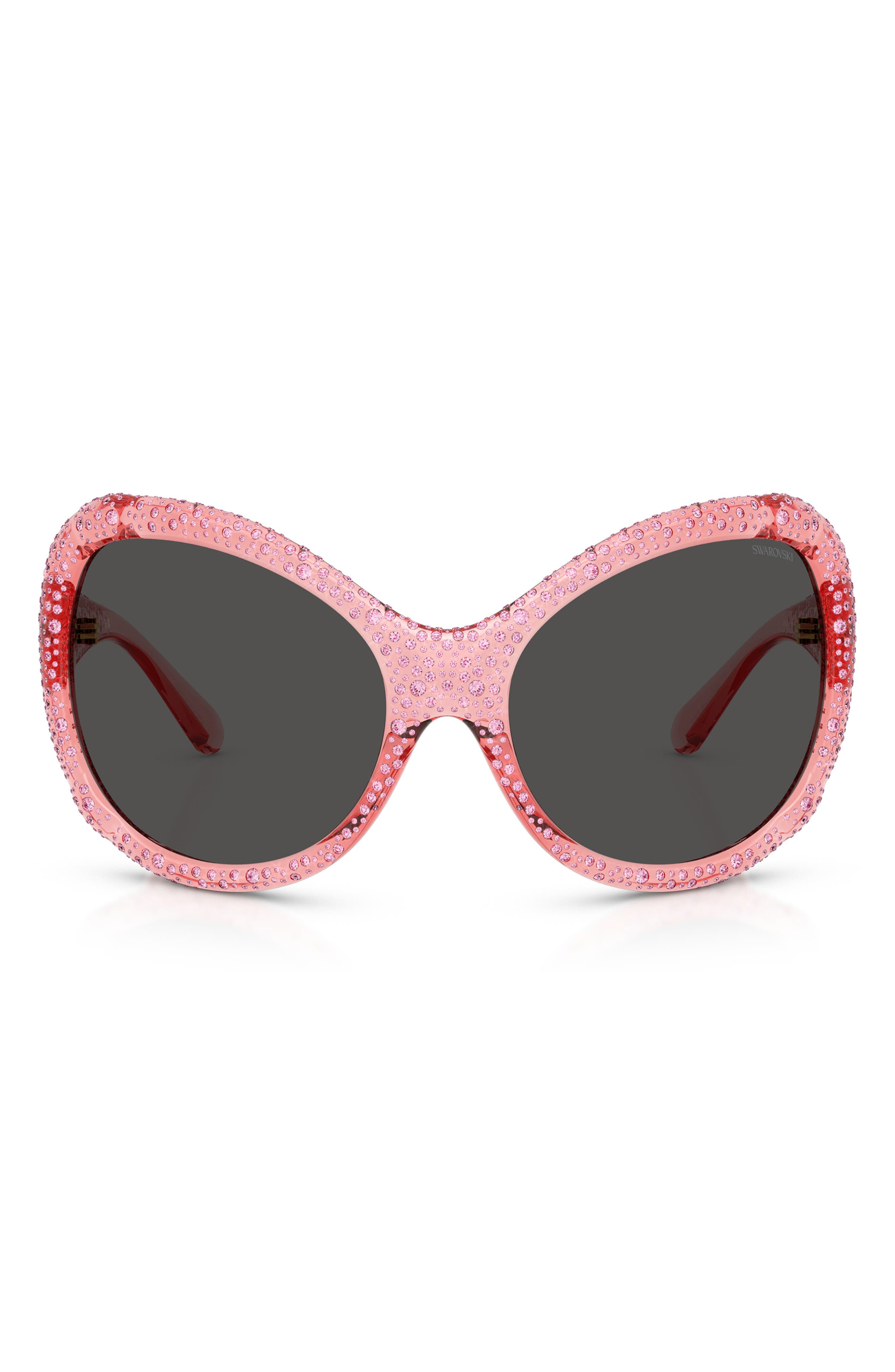 TRANSPARENT PINK / DARK GREY