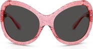 Swarovski 72mm Butterfly Sunglasses