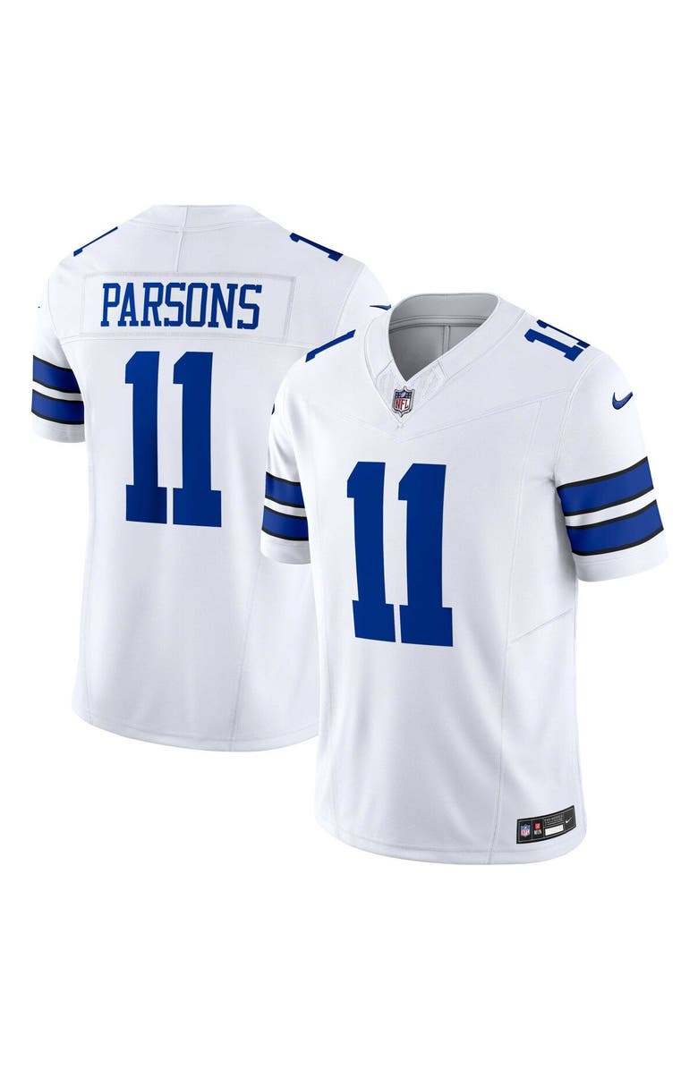 Nike Men's Nike Micah Parsons White Dallas Cowboys Vapor F.U.S.E. Limited Jersey, Main, color,