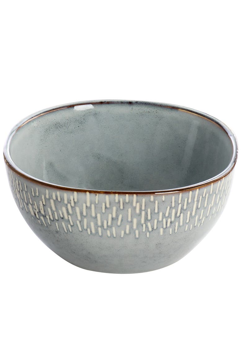 16 Piece Reactive Glaze Stoneware Dinnerware Set, Alternate, color, Grey