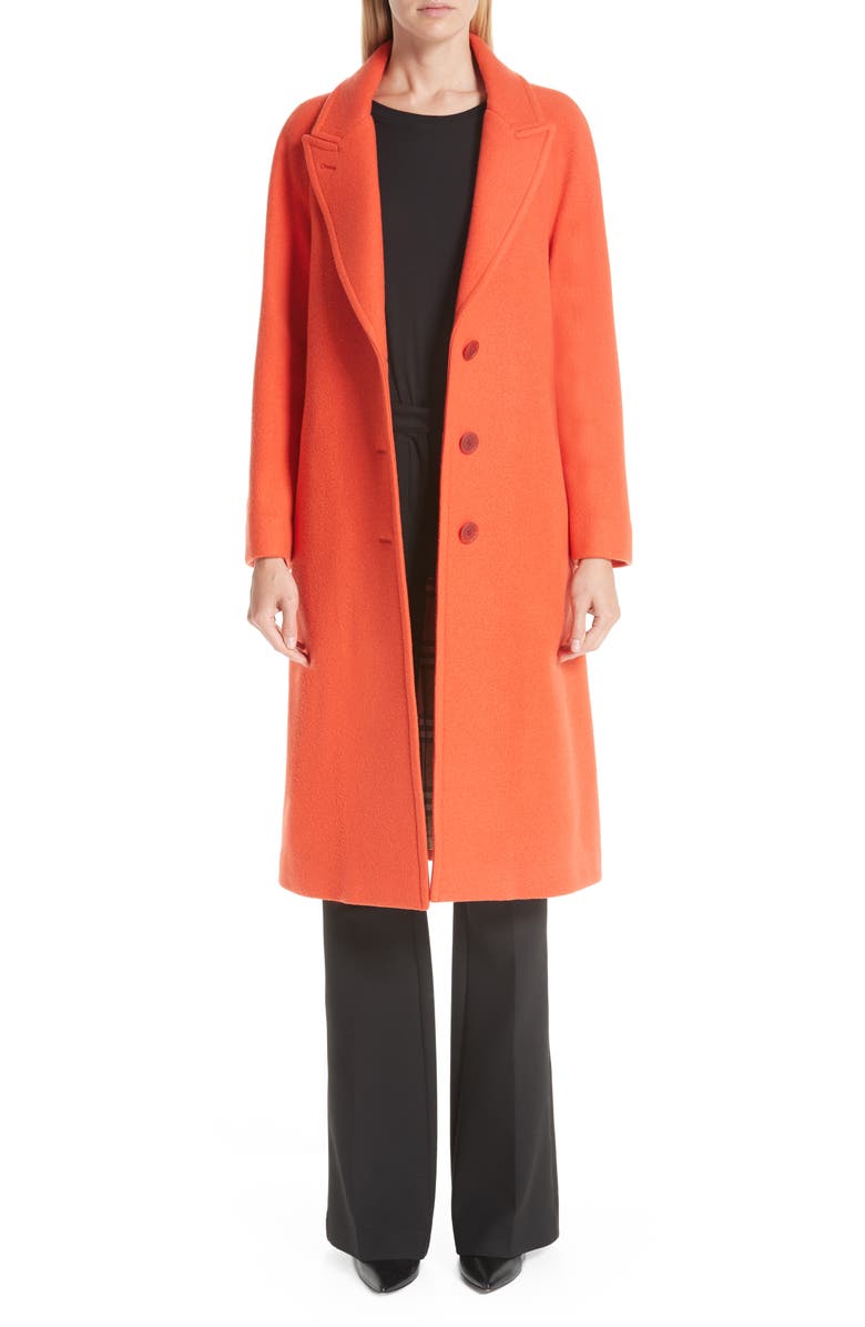 Burberry Ellerton Wool Blend Coat, Main, color, 