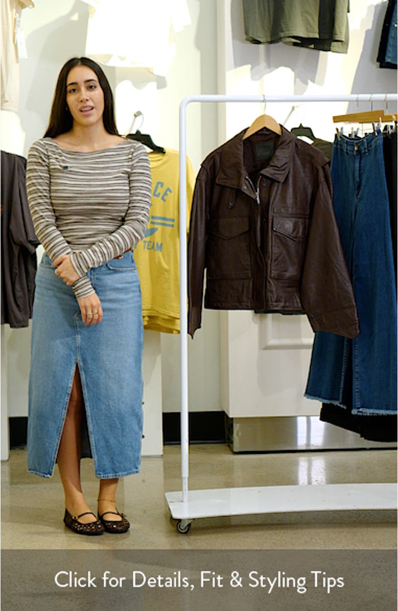 Clay Leather Jacket, sales video thumbnail