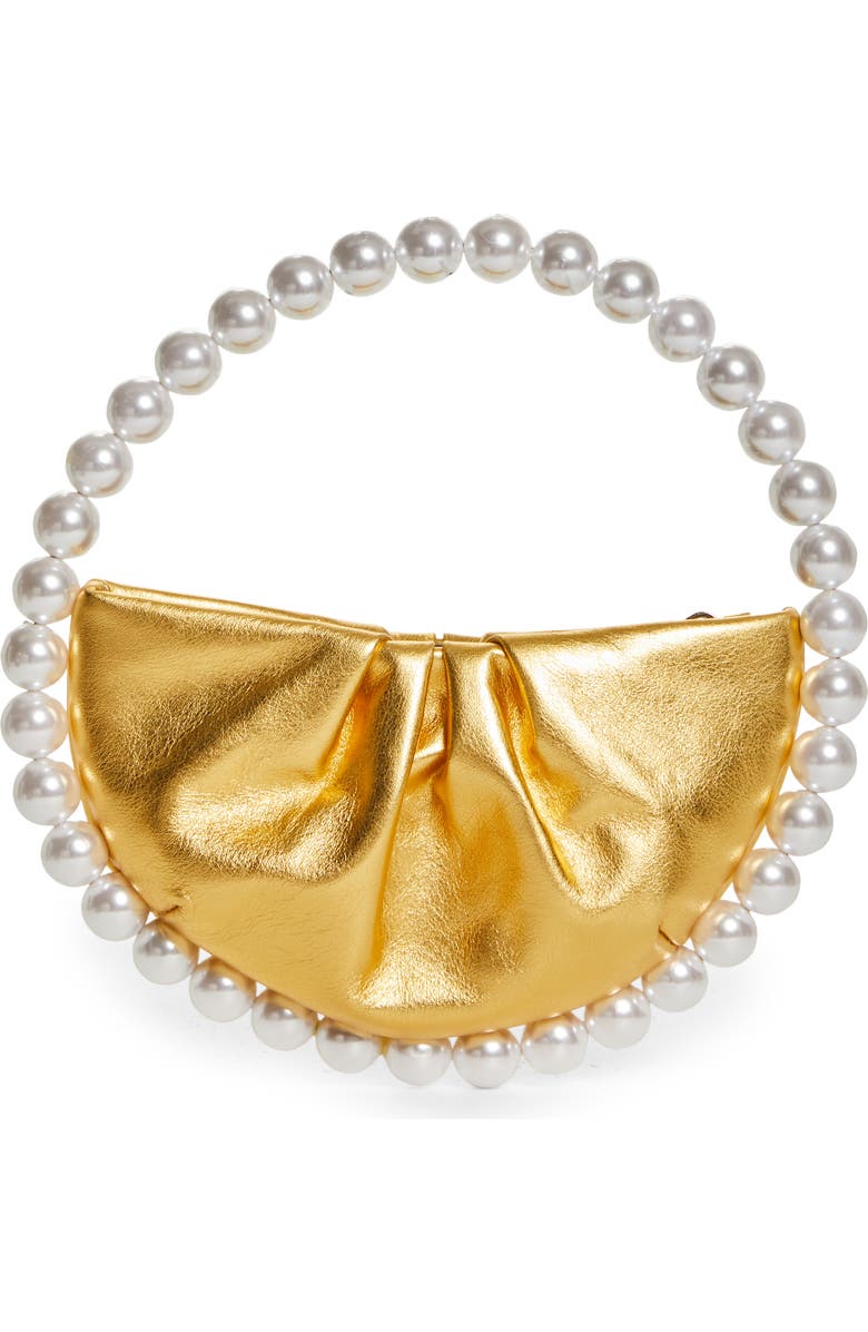 L’alingi L'alingi Eternity Imitation Pearl Top Handle Bag, Alternate, color,