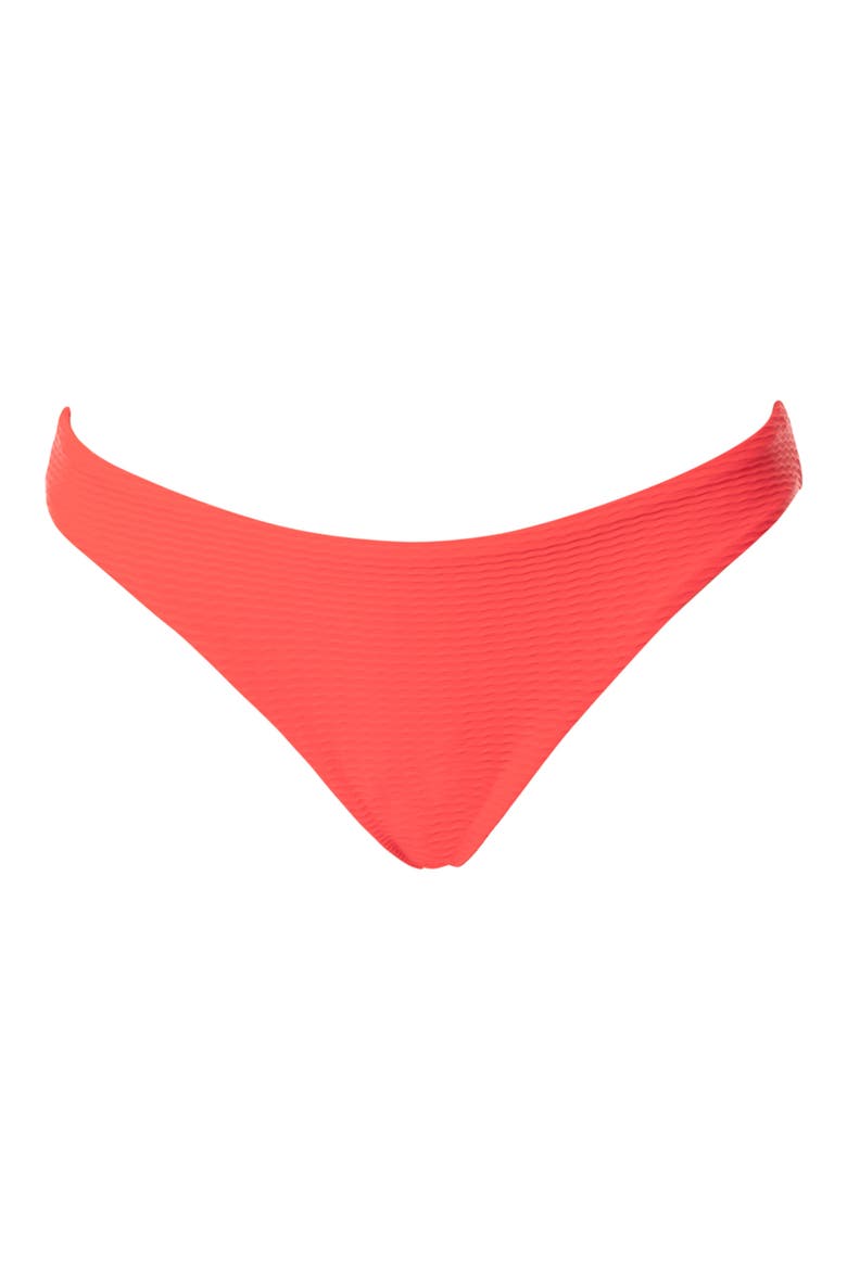 Sunset Punch Iconic Reversible Bikini Bottoms, Alternate, color, BRIGHT RED
