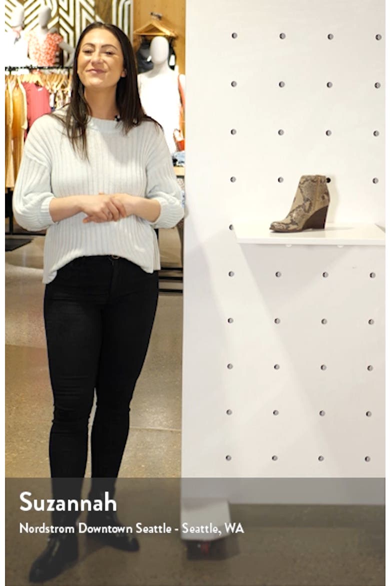 Yimina Wedge Bootie video