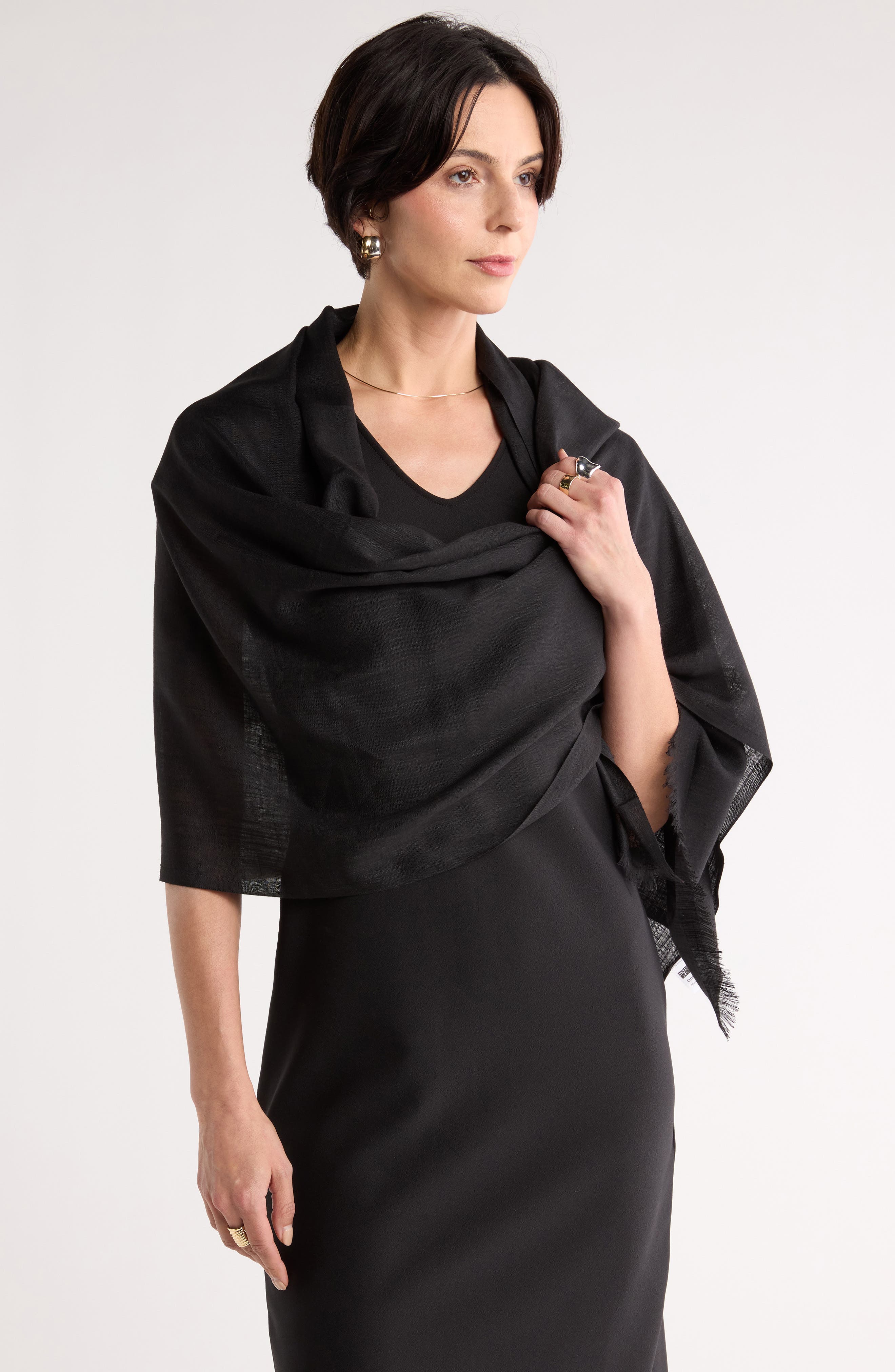 NORDSTROM RACK Eyelash Wrap Scarf