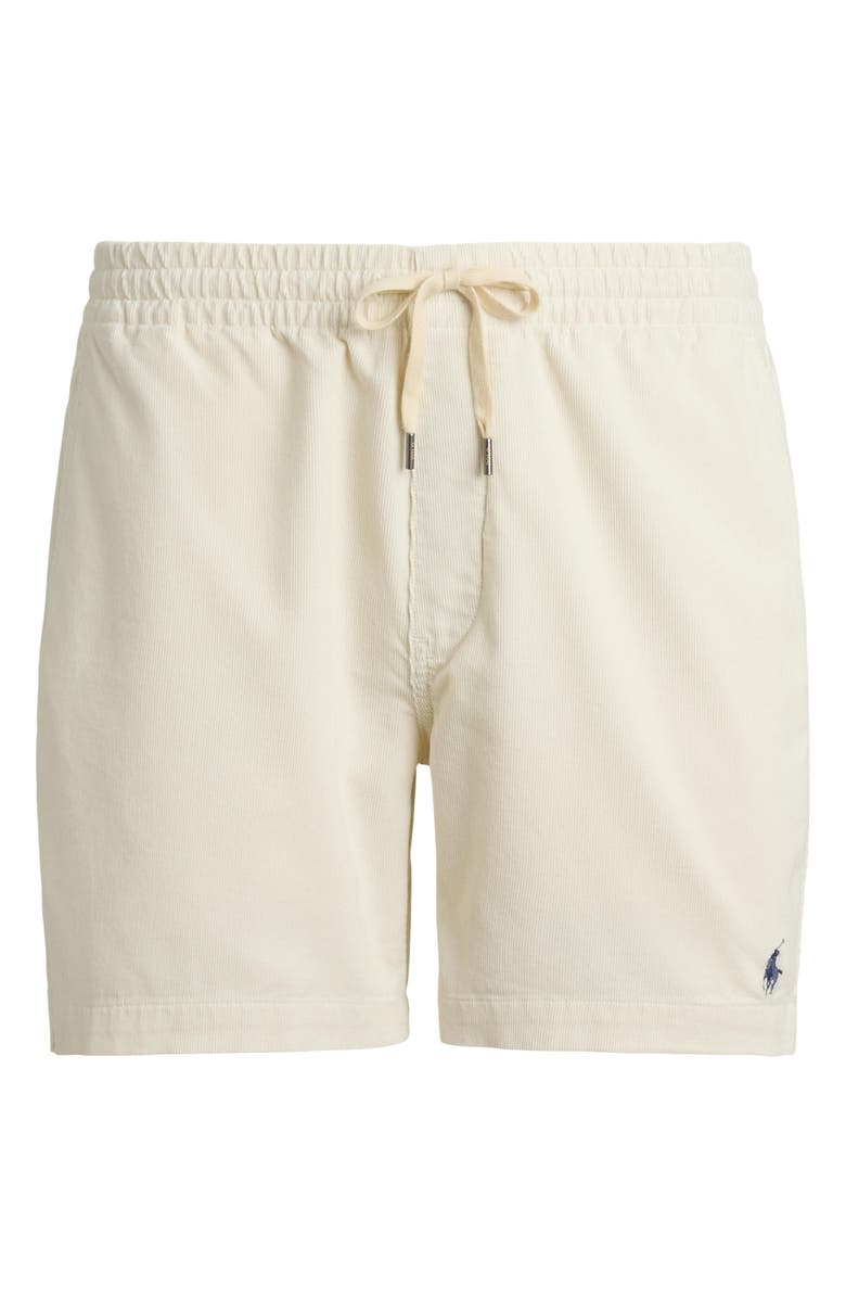 Polo Ralph Lauren Prepster 6-Inch Corduroy Drawstring Shorts, Alternate, color, Warm White