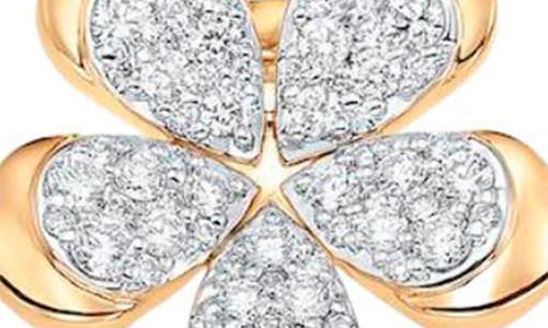Sara Weinstock Lierre Diamond Flower Stud Earrings In Gold
