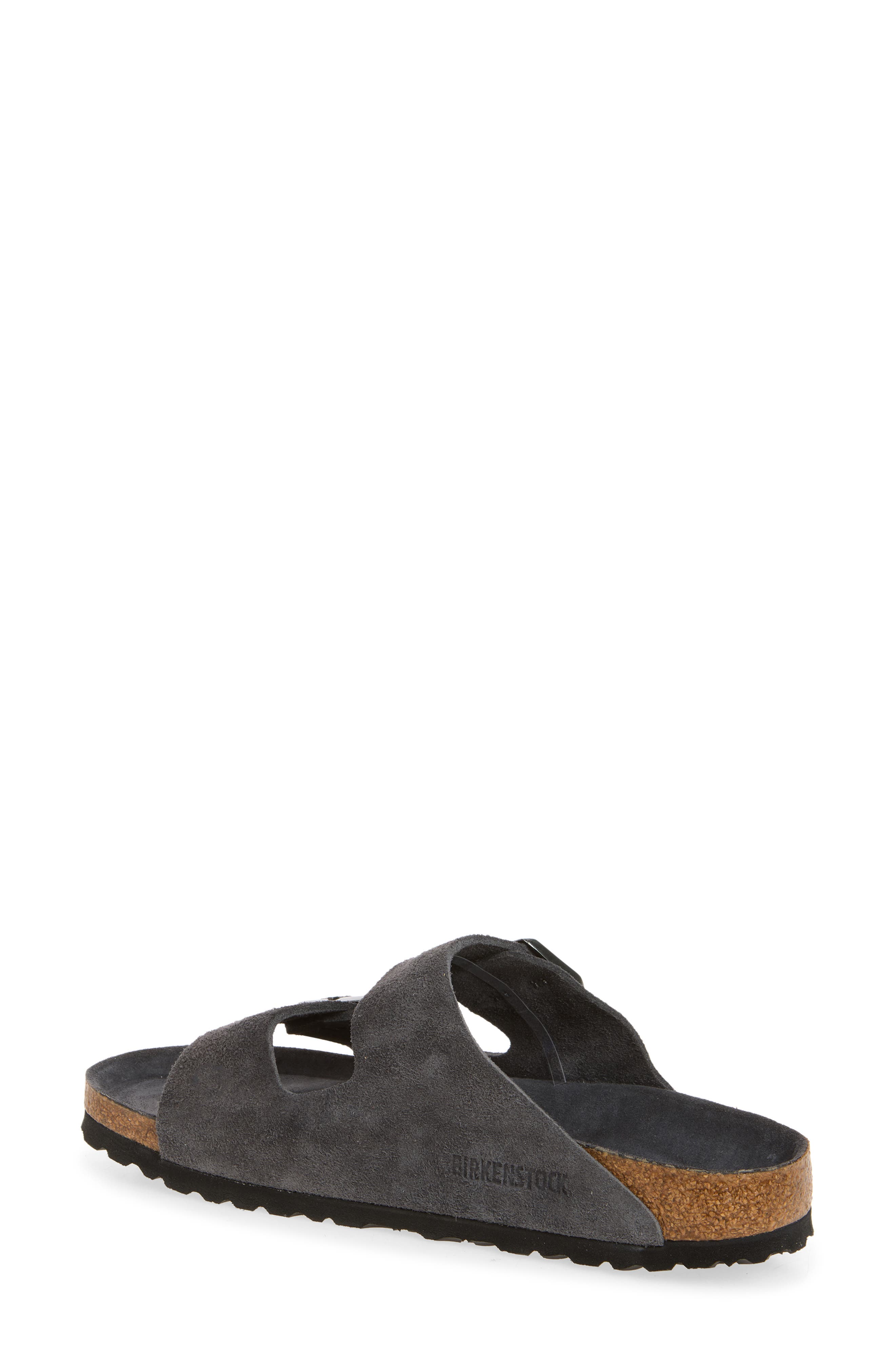 Arizona Soft Footbed Slide Sandal, Alternate, color, CHARCOAL