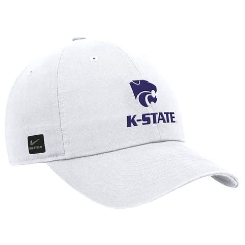 Men's Nike White Kansas State Wildcats 2025 On-Field Club Adjustable Hat