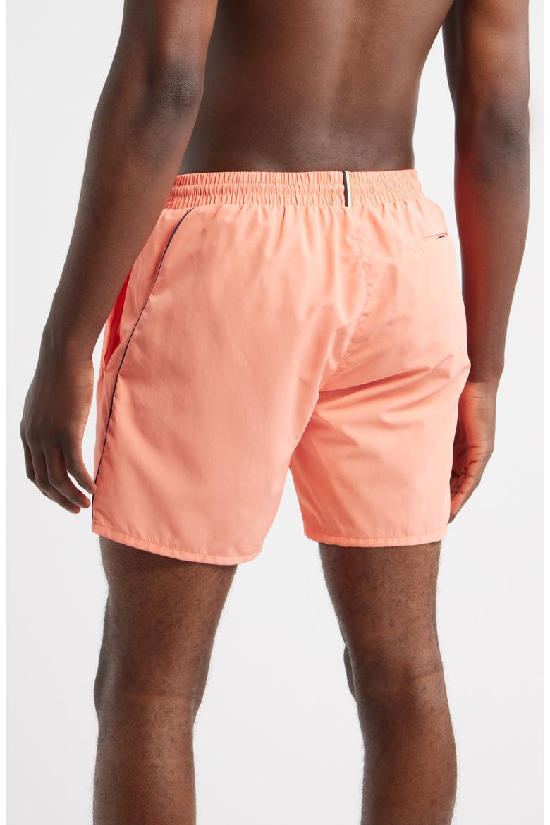 Starfish Volley Swim Trunks, Alternate, color, BRIGHT PINK