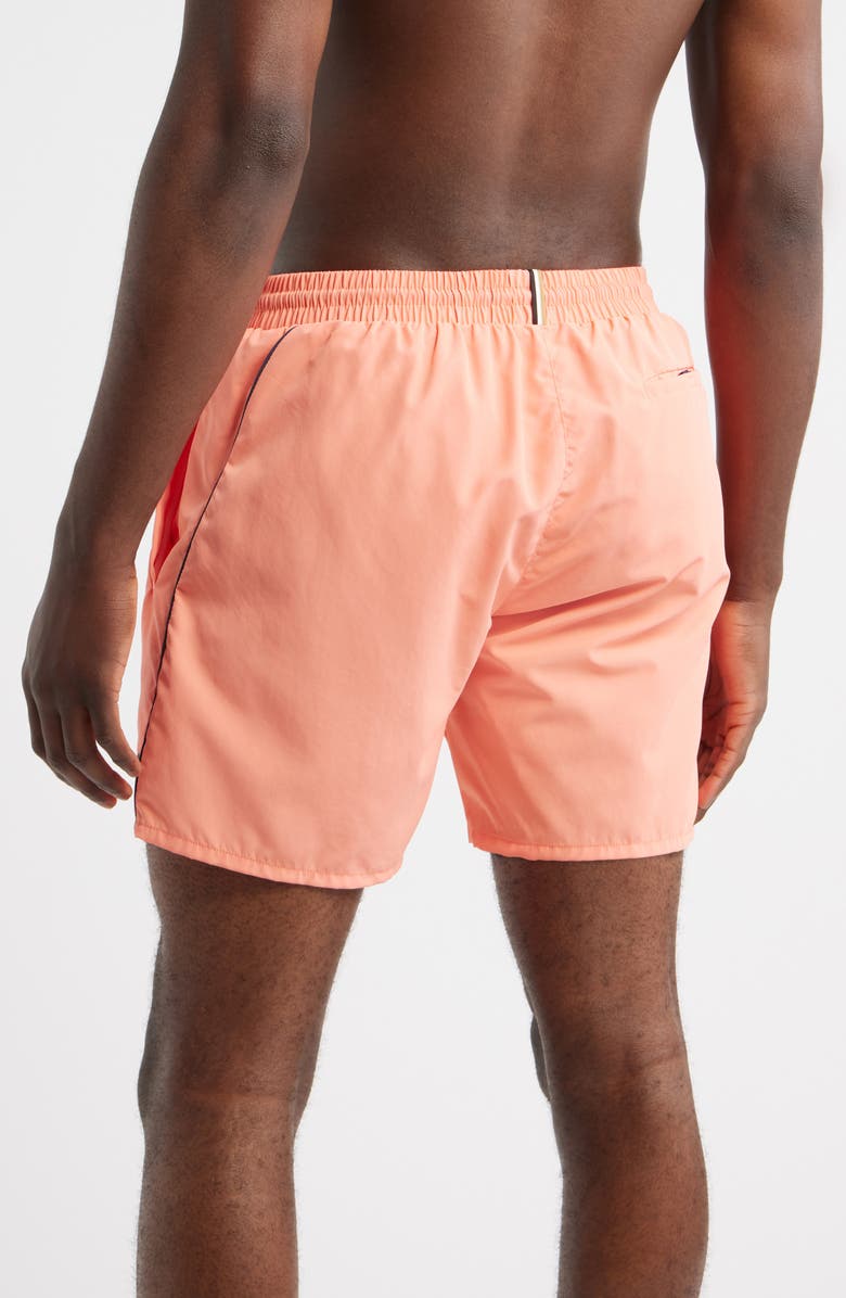 BOSS Starfish Volley Swim Trunks, Alternate, color, Bright Pink