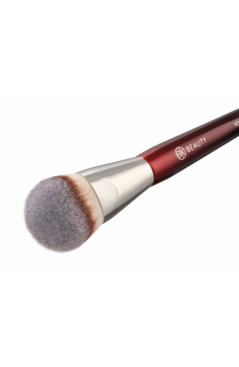 BK Beauty 101 Contoured Foundation Brush, Alternate, color, Burgundy
