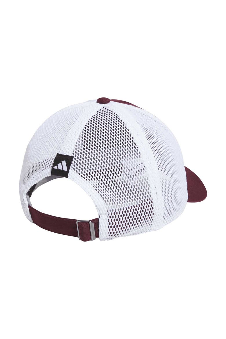 Men's adidas Maroon Mississippi State Bulldogs Mascot Slouch Trucker Adjustable Hat, Alternate, color, Maroon