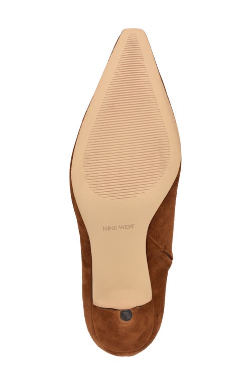 Nine West Ohmy Pointed Toe Bootie In Neutral