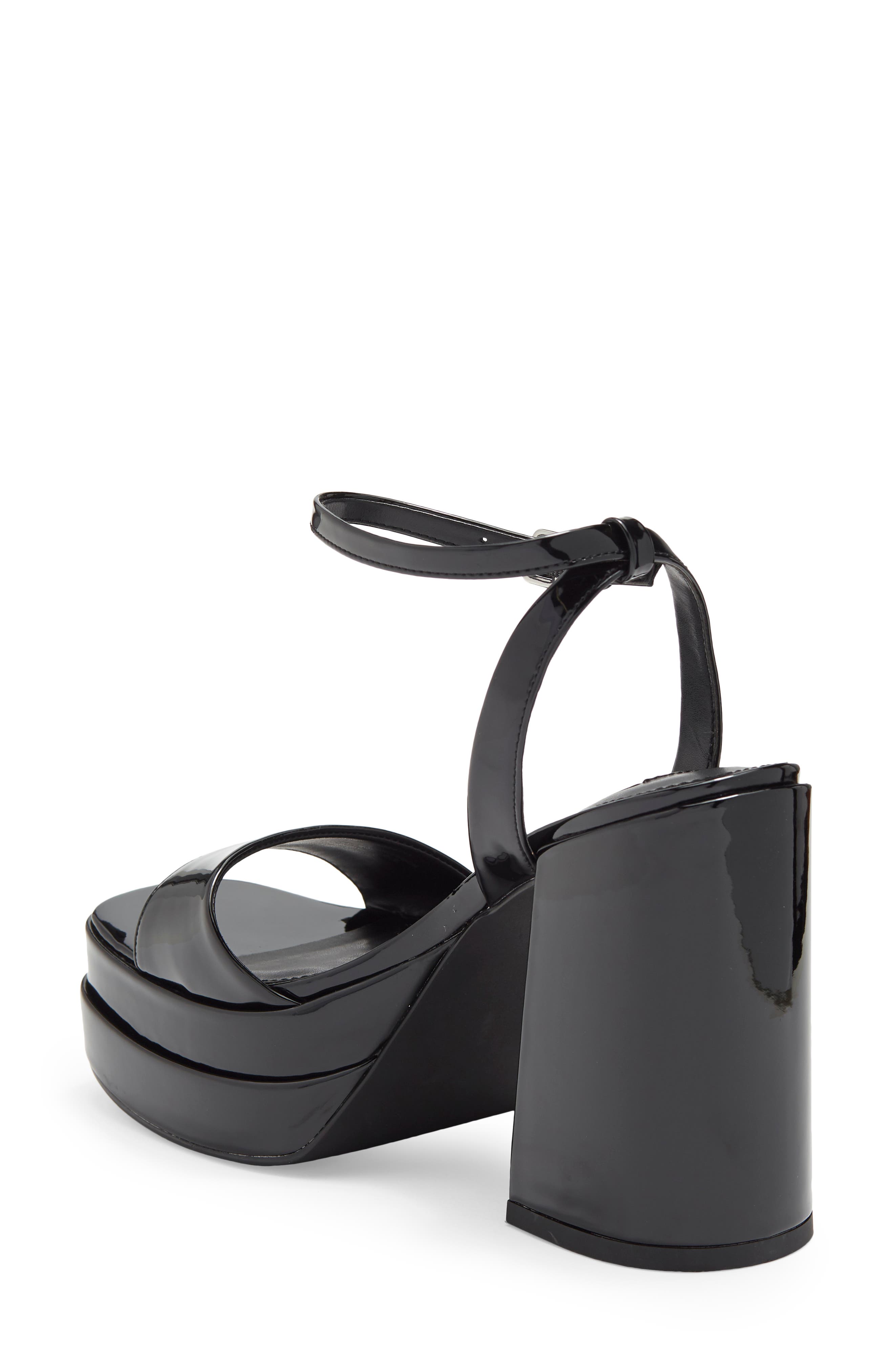 Steve Madden Warped Platform Block Heel Sandal, Alternate, color, 