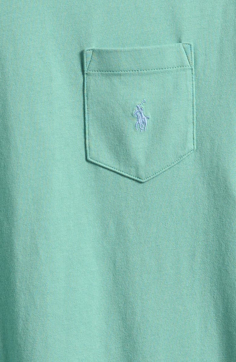 Polo Ralph Lauren Kids' Cotton Jersey Pocket T-Shirt, Alternate, color, Essex Green