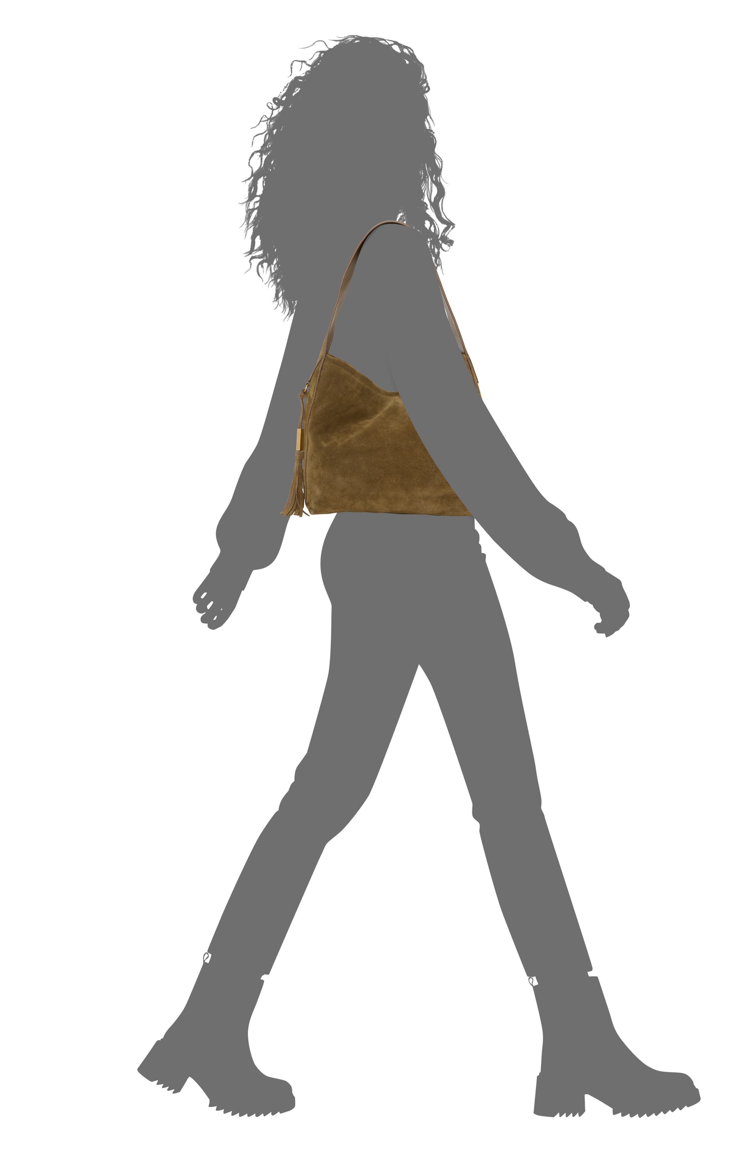 Vince Camuto Aleah Suede Tote, Alternate, color, Reishi