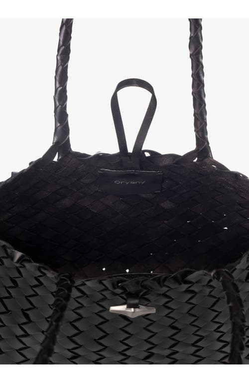 ORYANY ORYANY KAYLA WOVEN LEATHER SHOULDER BAG