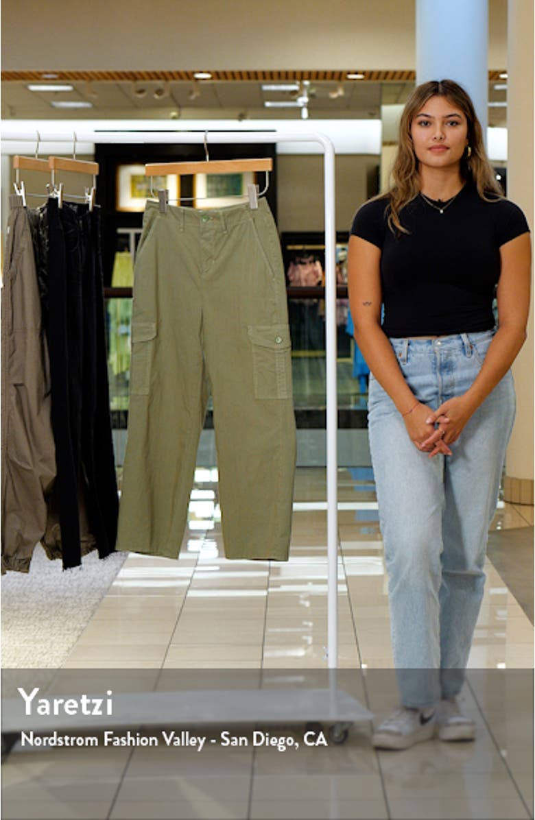 Zoella Stretch Cotton Crop Cargo Pants, sales video thumbnail