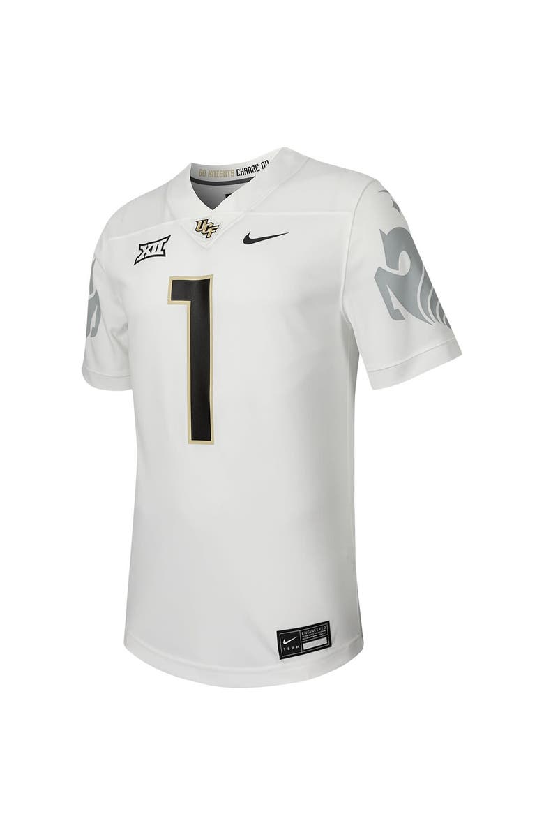 Nike Men's Nike #1 White UCF Knights Untouchable Football Replica Jersey, Alternate, color, White