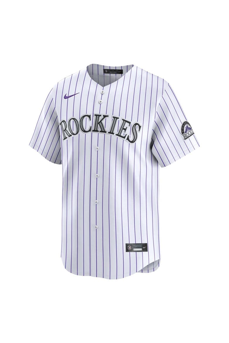 Men's Nike White Colorado Rockies Home Limited Jersey, Alternate, color, White