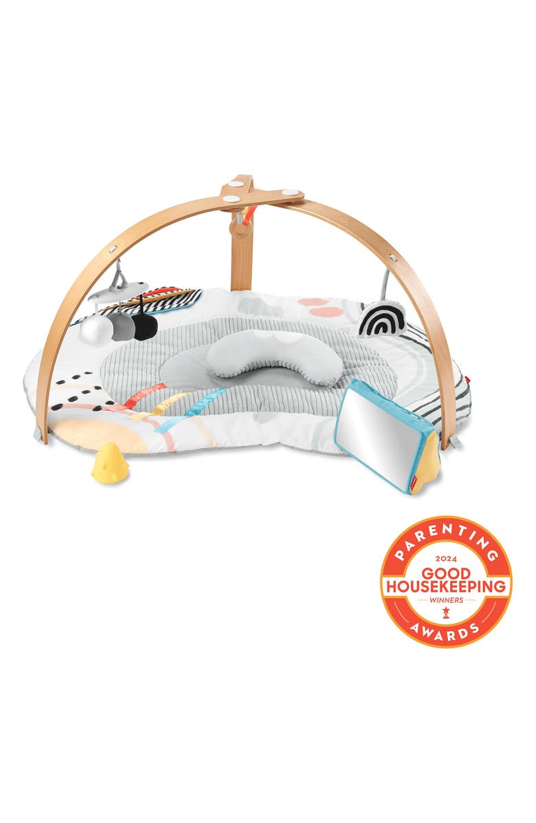 Skip Hop Discoverosity Montessori Inspired Wooden Play Gym, Alternate, color, 